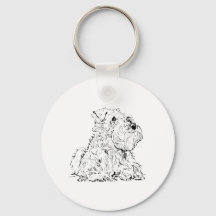 Illustration de chien Schnauzer miniature