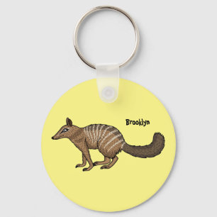 Porte-clés Illustration de dessin animé joyeux numbat