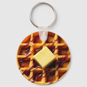 Porte-clés Illustration de gaufre