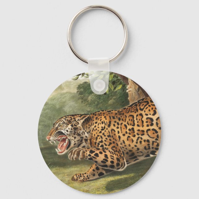 Porte-clés Illustration de Jaguar (Felis onca) (Recto)