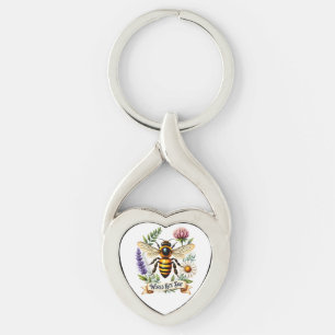 Porte-clés Illustration de la Journée mondiale des abeilles a