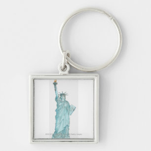 Porte-clés Illustration de la statue de la liberté