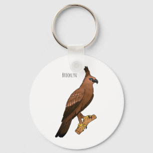 Porte-clés Illustration de l'aigle à faucon de Javan