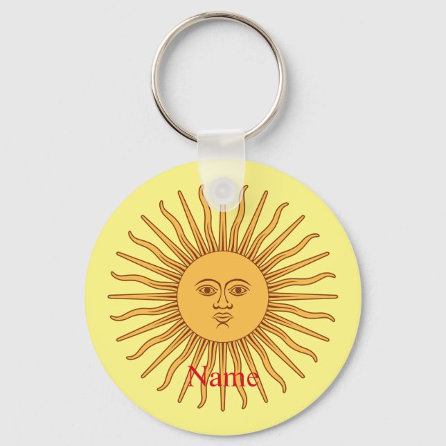 Porte-clés Illustration de l'art face soleil Thunder_Cove (Recto)