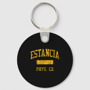 Porte-clés Illustration de l'école secondaire Estancia Hs Cos