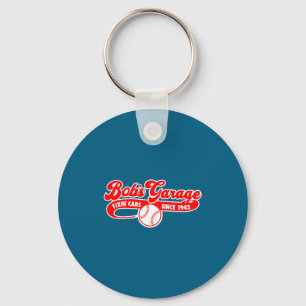Porte-clés Illustration de l'équipe de baseball du garage de