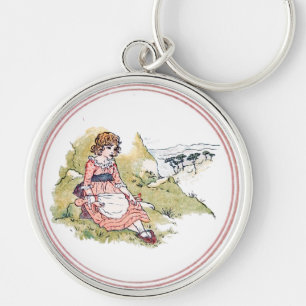 Porte-clés Illustration de livre vintage Kate Greenaway