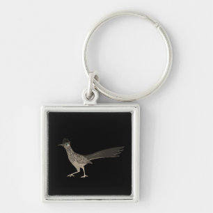 Porte-clés Illustration de l'oiseau cool Roadrunner