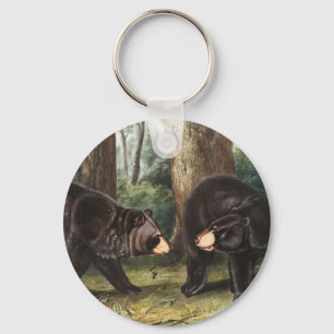Porte-clés Illustration de l'ours noir américain Ursus Americ