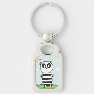 Porte-clés Illustration de Panda Mignon