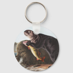 Porte-clés Illustration de Sea Otter (Marina Enhydra)