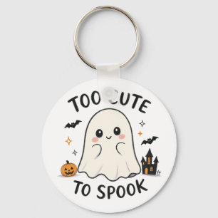 Porte-clés Illustration d'Halloween de fantôme trop mignon po