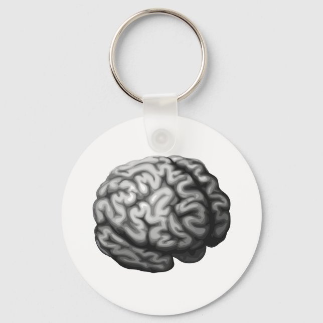 Porte-clés Illustration du cerveau (Recto)