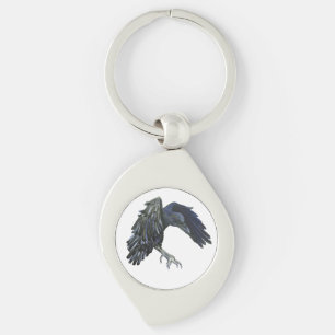 Porte-clés Illustration du Maître du temps du Corbeau noir