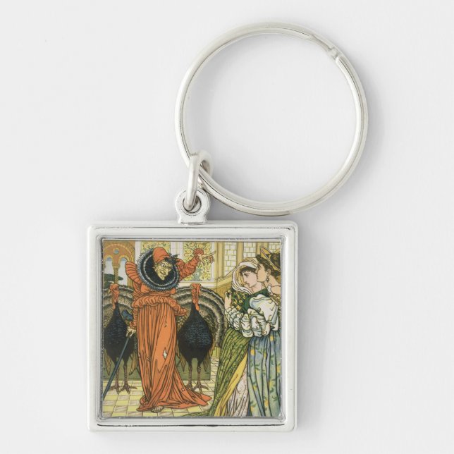 Porte-clés Illustration du nain jaune, première édition (Devant)