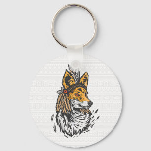 Porte-clés Illustration Fox