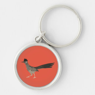 Porte-clés Illustration fraîche d'oiseau de Roadrunner