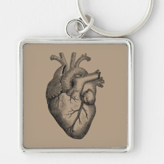 Porte-clés Illustration vintage de coeur