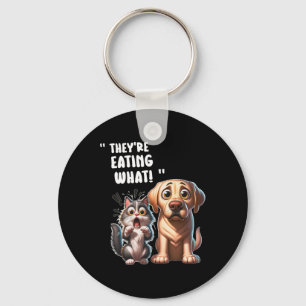 Porte-clés Ils mangent les chiens Ils mangent les chats Fu