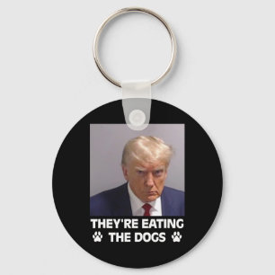 Porte-clés Ils mangent les chiens Trump 2024 America Électio