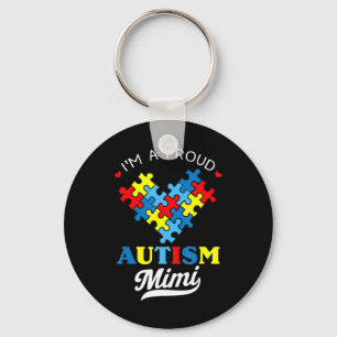 Porte-clés I'm A Fier Autism Mimi - Parfait pour les grand-mè