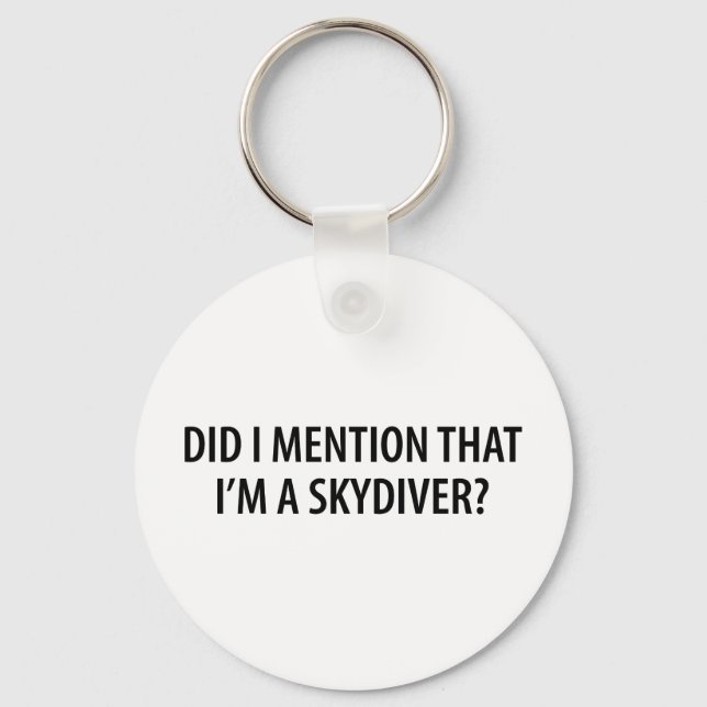 Porte-clés I'm A Skydiver (Recto)