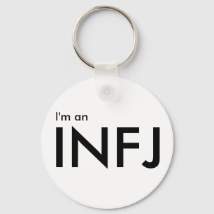 Porte-clés I'm an INFJ - Personality Type White Keychain