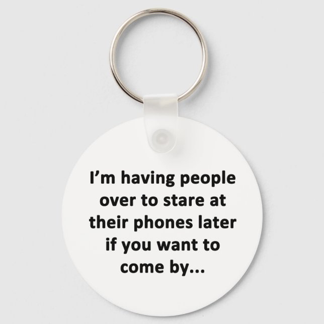 Porte-clés I'm Having People Over (Recto)