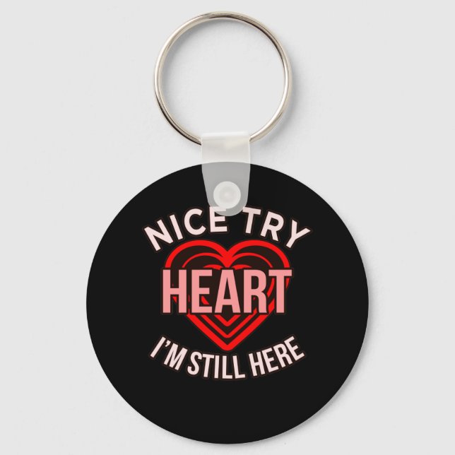 Porte-clés I'm Still Here Heart Disease Aware Survivor Gr (Recto)