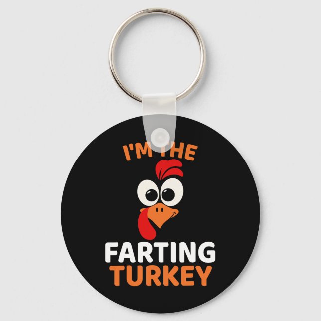 Porte-clés I'm The Farting Turkey  (Recto)