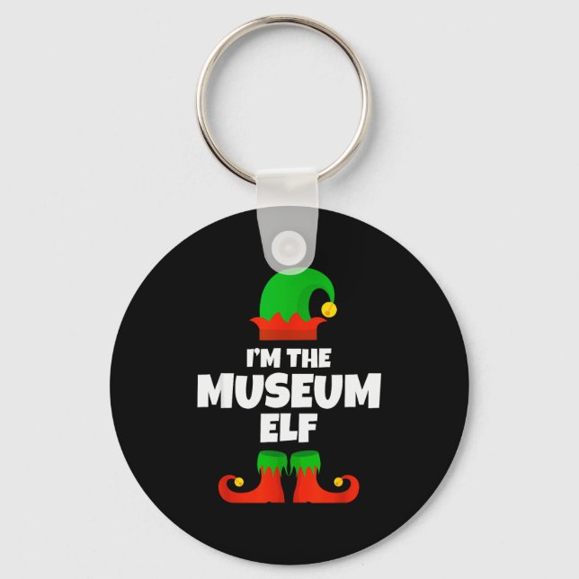 Porte-clés I'm The Museum Elf Family Pajama Christmas Funny  (Recto)