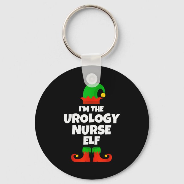 Porte-clés I'm The Urology Nurse Elf Family Pajama Christmas  (Recto)