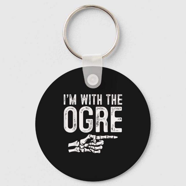 Porte-clés I'm With The Ogre Easy Costume Halloween Couples M (Recto)