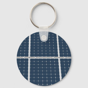 Porte-clés Image amusante d'un panneau solaire