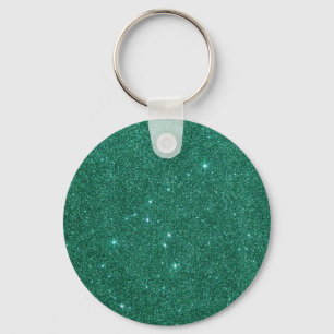 Porte-clés Image de la parties scintillant turquoise