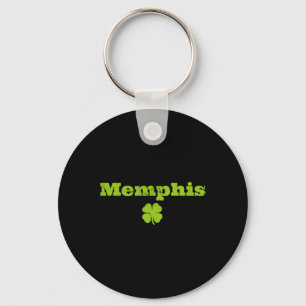 Porte-clés Image de trèfle de la fierté irlandaise de Memphis