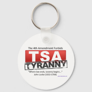 Porte-clés Image de tyrannie de Zazzle TSA