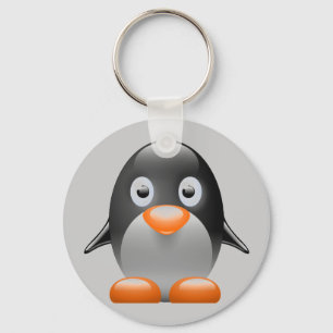 Porte-clés image linux tux pingouin