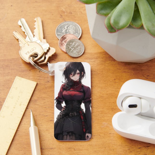Porte-clés Imaginaire Anime Jolie fille (Bureau)