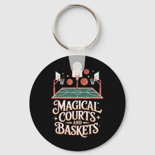 Porte-clés Imaginaire Basketball Court Magique Brouillon Styl
