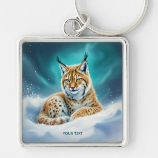 Porte-clés Imaginaire Cute Lynx Cub hiver