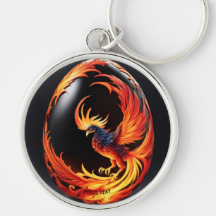 Porte-clés Imaginaire Joli Vivid Phoenix Oeuf Noir