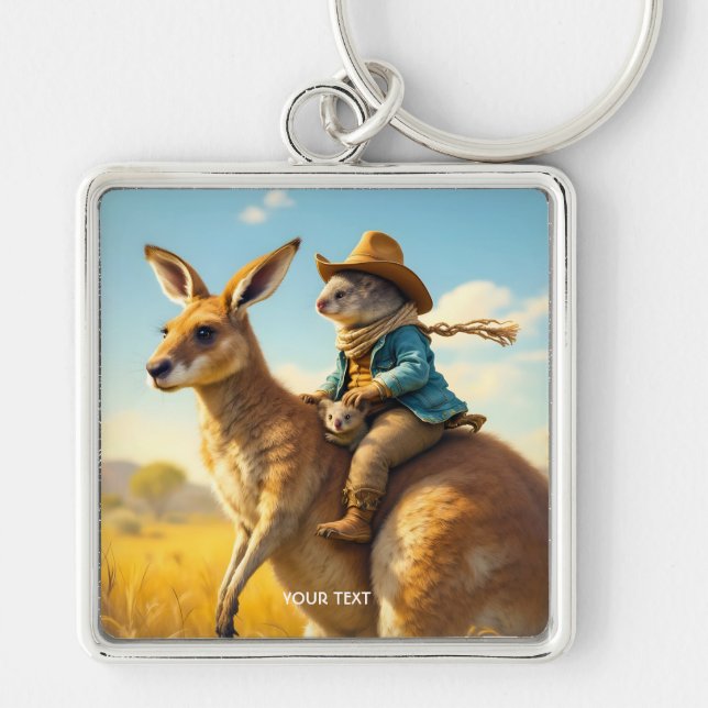 Porte-clés Imaginaire mignon Wombat Kangaroo Koala (Devant)