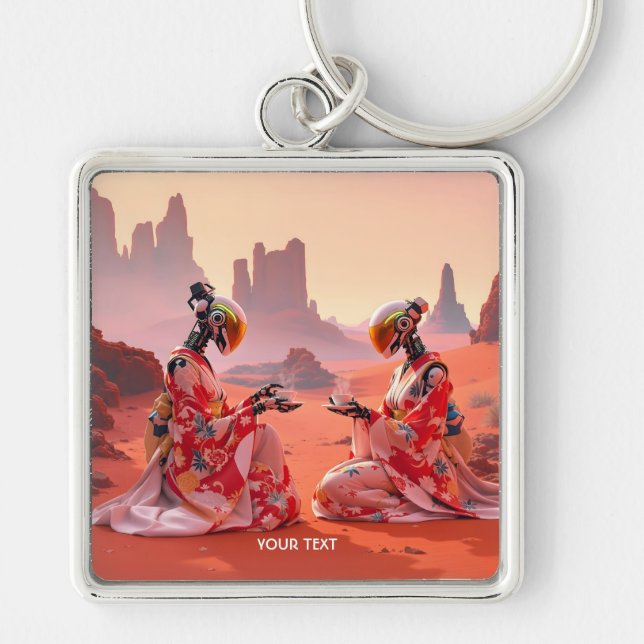 Porte-clés Imaginaire Mignonne Mars Thé du désert Mars (Devant)