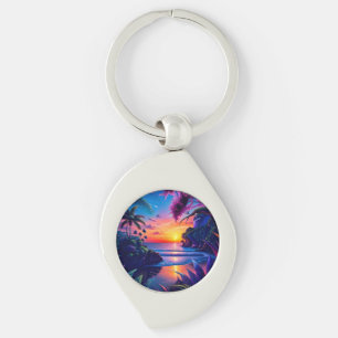 Porte-clés Imaginaire Tropical Beach Two