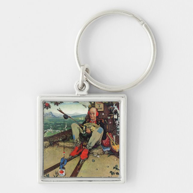 Porte-clés Imbécile d'avril, 1945 (Devant)