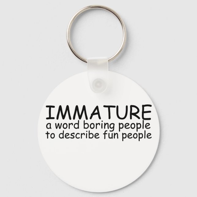 Porte-clés Immature (Recto)