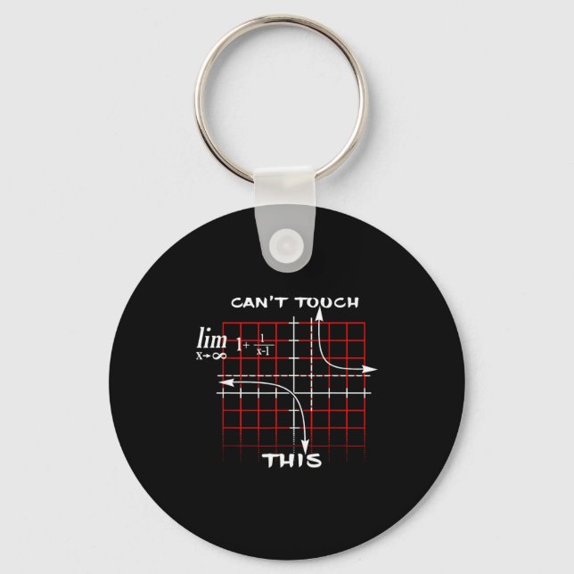 Porte-clés Impossible de toucher cette équation Math cadeau d (Recto)