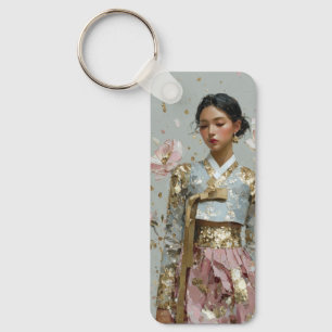 Porte-clés Impression d'art Hanbok moderne