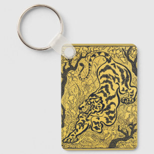 Porte-clés Impression d'art nouveau vintage de Paul Ranson Ti